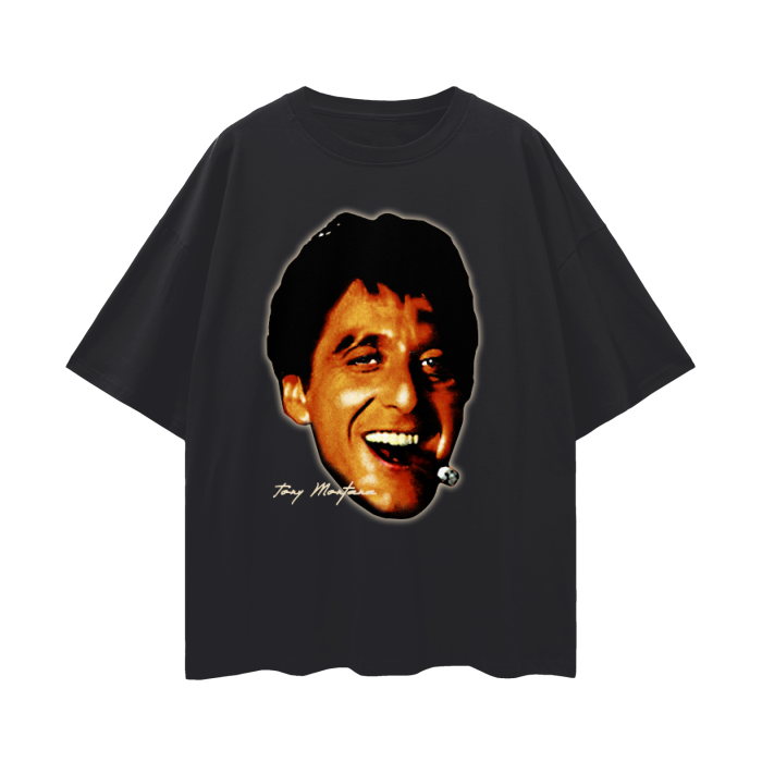 Scarface Big Head T-Shirt, Scarface Tee, Tony Montana Vintage T-Shirt, Oversized Tee