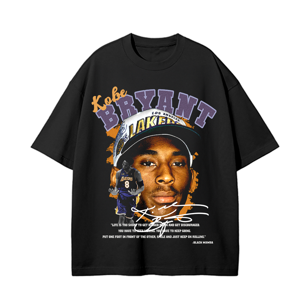 Kobe Bryant Big Head Tee, Kobe Rookie Tee, Lakers Tee, Oversized