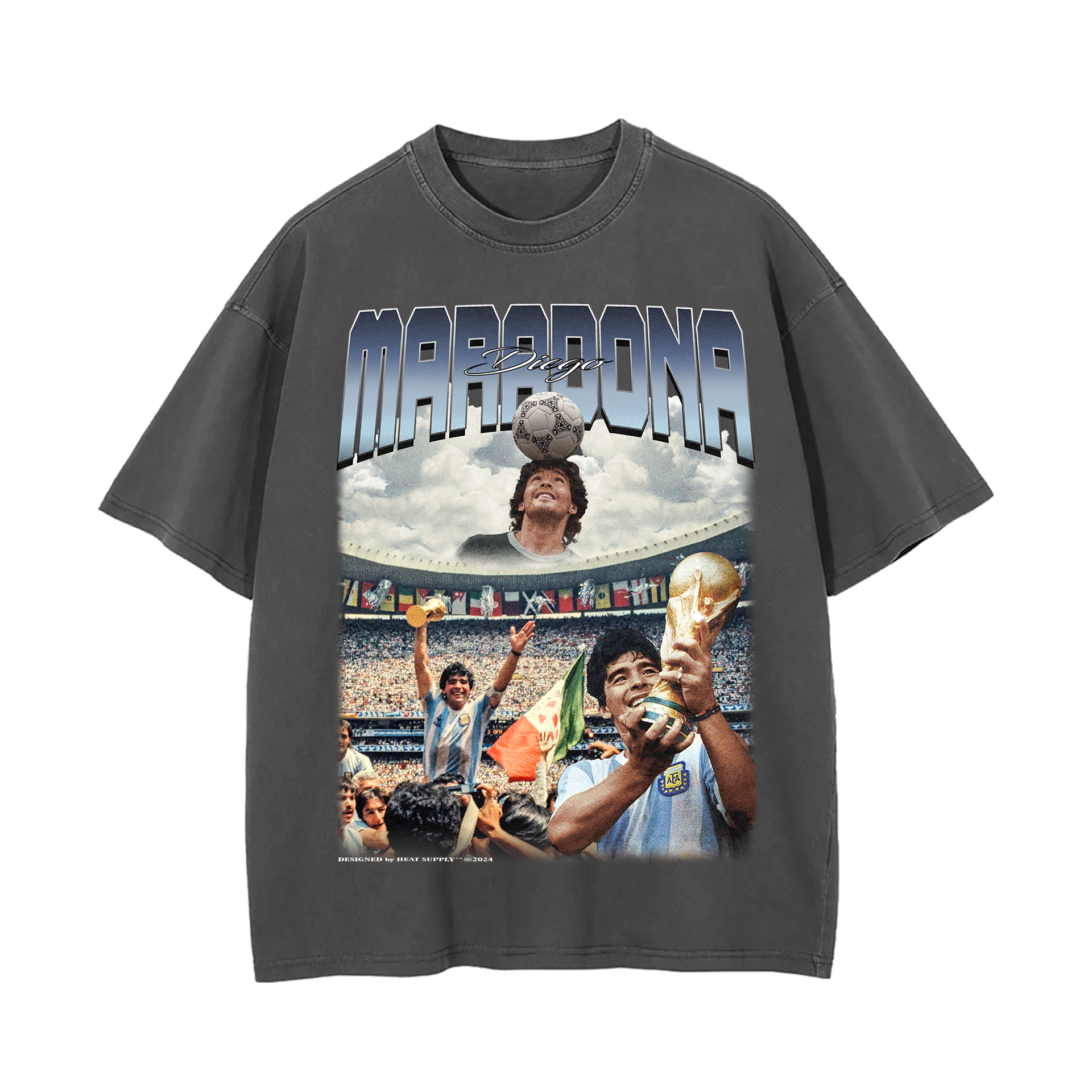 Maradona World Cup Tee, Vintage Maradona Tee, Argentina Soccer Tee