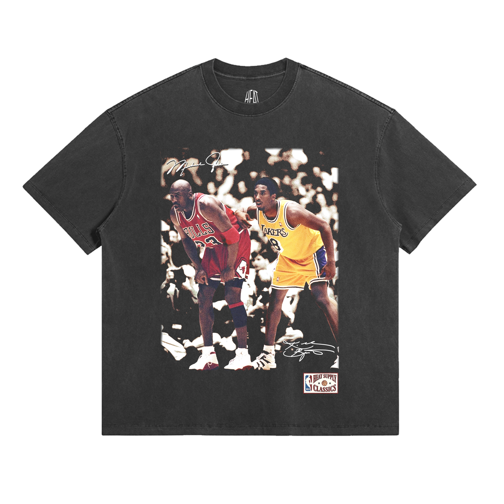 Michael Jordan and Kobe Bryant Tee Vintage Kobe and Mike Tee Overs HEATSUPPLY
